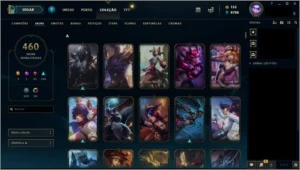 Conta LoL Colecionador 480k RP, 460 skins, Todos os Champs - League of Legends