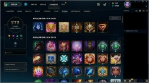 Conta LoL Colecionador 480k RP, 460 skins, Todos os Champs - League of Legends