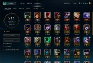 B2 - Skins Lendarias e Epicas + 57 Champs - League of Legends LOL