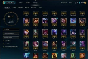 B2 - Skins Lendarias e Epicas + 57 Champs - League of Legends LOL