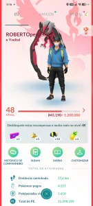 ​🔥 Conta Pokémon Go - Nível 48 🔥