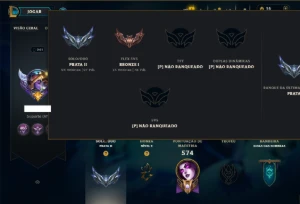 Prata 2 com TODOS os Champs e 151 Skins ( SUP / ADC ) - League of Legends LOL
