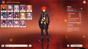 CONTA GENSHIN IMPACT AR 33 COM DILUC E YAE MIKO