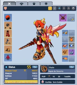 Conta Grand Chase Classic - Mari 680K Full Sr Guardiã Estela
