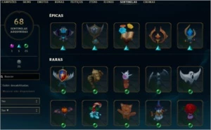 Conta do lol rara - League of Legends