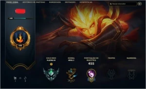 Conta do lol rara - League of Legends