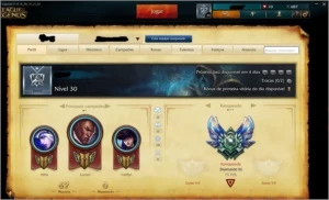 Conta diamante 3 lisa apenas com elo - League of Legends LOL