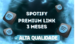 Spotify Premium Link / 3 Meses - Assinaturas e Premium