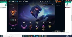 CONTA Mestre 300PDL. 157 skins+138 cromas, antiga s4 - League of Legends LOL