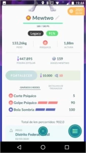 Conta Pokemon GO Nivel 40 com mewtow shiny