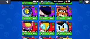 Conta Brawl Stars Full +9 /40 mil de ouro - 67/68 Brawlers