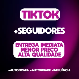 ⭐ Menor Preço ⭐ Seguidores Mundiais - Tiktok - Redes Sociais