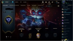 CONTA NO LOL SEM ELO 41CHAMPS - League of Legends