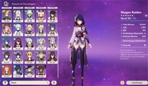 Genshin Impact - AR 58 -   14 Characters 5.  24 T4