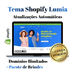 Tema Shopify Lumia Multiuso + Atualizações e Brindes - Others