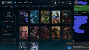Conta LoL Aatrox Prestígio 2.0 - League of Legends