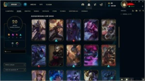 Conta lv59  mmr plat4 (email verificado)💎 10.000+ 💎 - League of Legends LOL