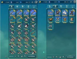 Conta ninokuni NV.95 Enginner 1.472k, Ruby Gemini, Rank 42 - MIR4