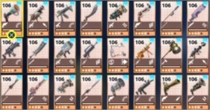 Fortnite Salve o Mundo - Armas