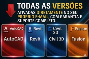 Autodesk Original 2020-2026 (WIN e MAC) 1 Produto 3 Anos