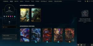 Conta LOL, Unranked, Nível 34, com 42 Champs, Skin Ultimate - League of Legends