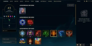 Conta LOL, Unranked, Nível 34, com 42 Champs, Skin Ultimate - League of Legends