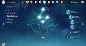 Conta Genshin AR55 8 personagens 5 estrelas - Genshin Impact