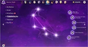 Conta Genshin AR55 8 personagens 5 estrelas - Genshin Impact