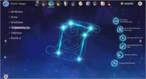 Conta Genshin AR55 8 personagens 5 estrelas - Genshin Impact