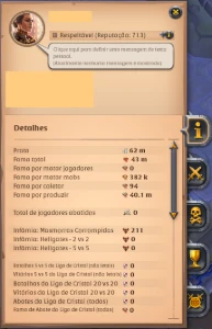 Conta Food 900/900 | 40M+ Craft | 62M Prata | 184K Foco e + - Albion Online