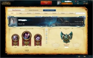 Conta League of Legends PLATINA V LOL