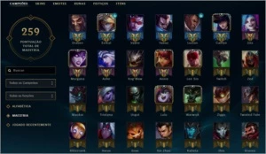 Conta Lol Plat 5 232 skins - League of Legends