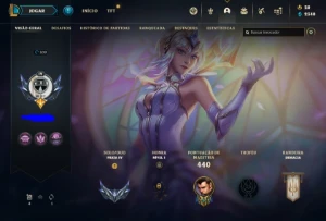 Conta lol prata 4 + 102 skins + lux elementarista - League of Legends