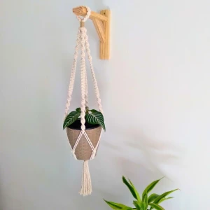 Suporte de Plantas em Macramê