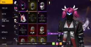barbinha, +600 peitoral, coelhão, nivel 70 calça jazz - Free Fire