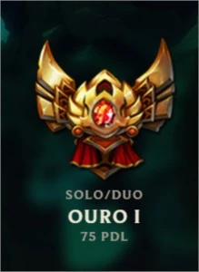 Conta League of Legends GOLD 1 - 75pts LOL