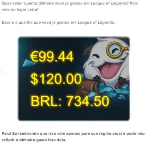 CONTA+R$700 SKIN+VALORANT C/ SKINS DRAGÃO E ONI - League of Legends LOL