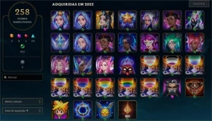Conta lol gold 4, 300 skins junto com conta valorant - League of Legends