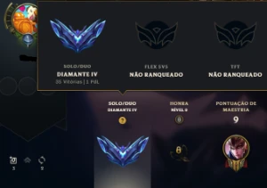 Conta Diamante 4/Iv - League of Legends LOL