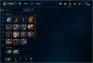 Conta ouro 3 com 37 skins e 73 champs - League of Legends LOL