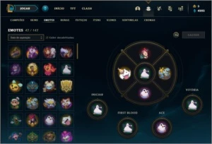 Conta ouro 3 com 37 skins e 73 champs - League of Legends LOL