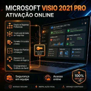 Microsoft Visio 2021 Pro | Ativação ONLINE 🔥