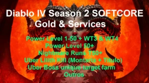 Diablo 4 - Season 2 GOLD & SERVICES - Blizzard
