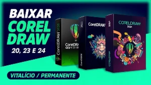 CorelDRAW Versões 20, 23 e 24 - Vitalício e Ativado - Softwares e Licenças