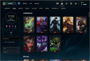Conta prata 4 com 143 champs e 110 skins ( MAIN ADC ) - League of Legends LOL