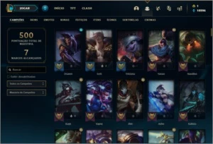 Conta prata 4 com 143 champs e 110 skins ( MAIN ADC ) - League of Legends LOL