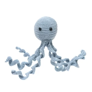 Polvo Newborn Azul Amigurumi - Artesanato e Personalizados