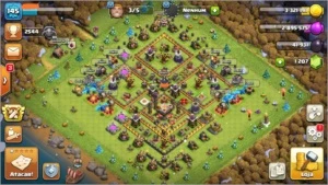 CV 11 VILA CORINGA (VILA RARA) - Clash of Clans