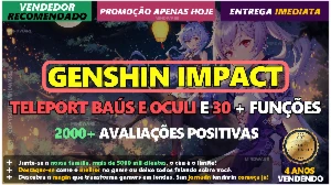 HACK GENSHIN IMPACT v5.4 ✅ TELEPORT BAÚS E OCULIS