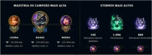 Conta de League Of Legends Lv 285 LOL